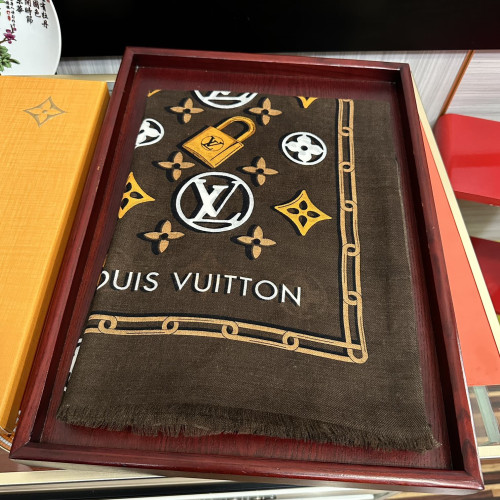 Louis Vuitton Scarves Womens Fashion Scarf with Original Box   