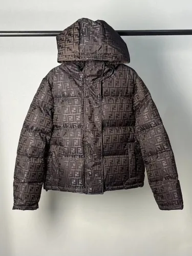 Fendi Men Womens Design Winter Windprood Down Jackets Keep Warm 90% White Duck Down   