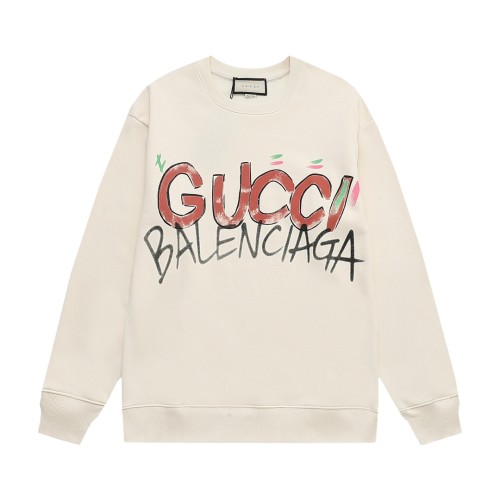 Gucci x Balenciaga Womens Mens Sweatshirt Luxury Brand Mens Sweatshirt   