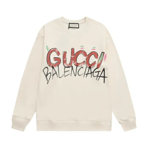 Gucci x Balenciaga Womens Mens Sweatshirt Luxury Brand Mens Sweatshirt   