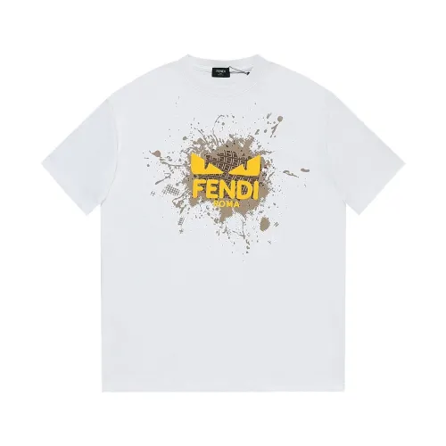 Fendi Luxury Brand Women Mens Short Sleeve T-Shirt   