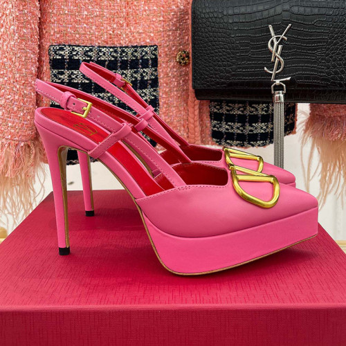 Valentino Garavani Women Fashion Shoes Pumps Luxury Brand Vlogo Signature Calfskin with Original Box 10cm Heel