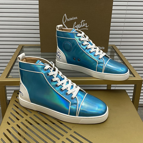 Christian Louboutin Mens Shoes Sneakers Luxury Brand Red Bottom Design Sports Footwears with Original Box