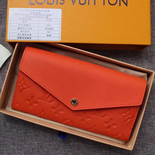Louis Vuitton Mens Womens Wallets Purse Luxury Brand Designer SARAH WALLET M61182 with Original Box