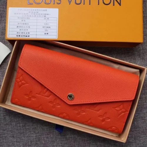 Louis Vuitton Mens Womens Wallets Purse Luxury Brand Designer SARAH WALLET M61182 with Original Box