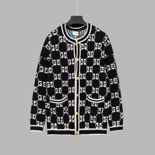 Gucci Cardigan Men Womens Knit Cardigan Luxury Brand Womens Knitwear Top Quality   