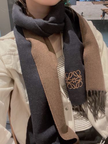 	 Loewe Scarves Men Womens Fashion Scarf 012