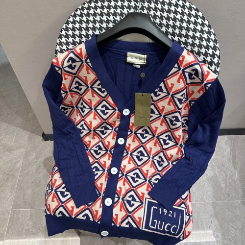 Gucci Cardigan Men Womens Knit Cardigan Luxury Brand Womens Knitwear Top Quality   