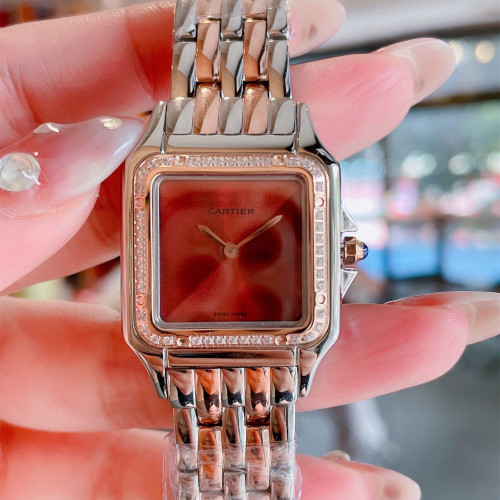Cartier Womens Watch Luxury Brand Design Fashion Type with Original Box