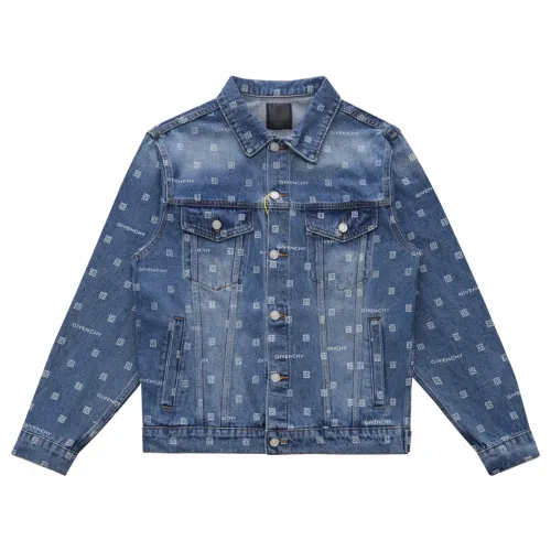 Givenchy Womens Mens Coat Luxury Brand Mens Denim Jacket with Original Box   