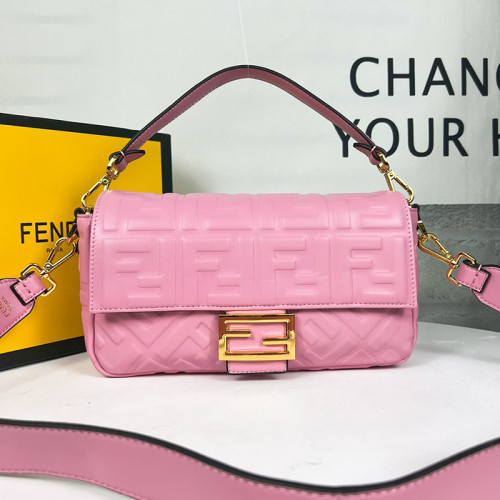 Fendi Womens Bag Shoulder Bags Luxury Brand Baguette leather bag Fashion Bags for Women with Original Box 8BR600A72VF1AQA
