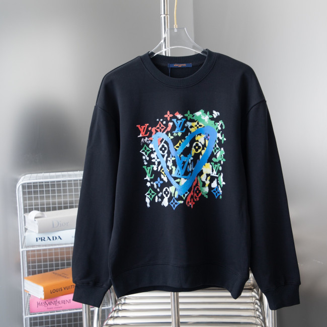 Louis Vuitton Womens Mens Long Sleeve Sweatshirt Luxury Brand Mens Sweatshirts   