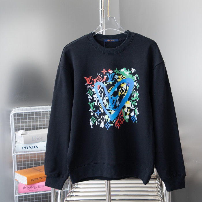 Louis Vuitton Womens Mens Long Sleeve Sweatshirt Luxury Brand Mens Sweatshirts   