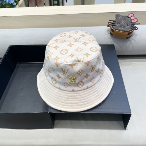 Louis Vuitton Womens Mens Cap Bucket Hat Luxury Brand with Original Box  