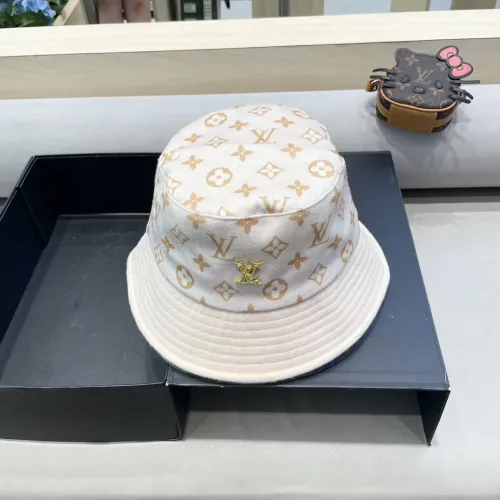 Louis Vuitton Womens Mens Cap Bucket Hat Luxury Brand with Original Box  