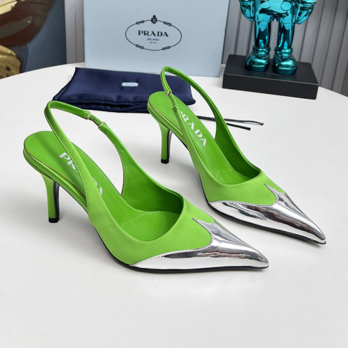 Prada Womens Shoes Sandals Casual Luxury Brand Pumps 8cm Heel with Original Box Whatsapp 