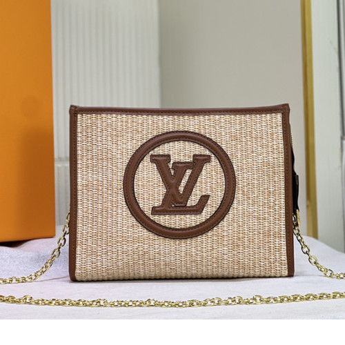 Louis Vuitton Womens Bags Shoulder Bag Clutch Luxury Brand Fashion Type Toiletry Pouch On Chain M81366  