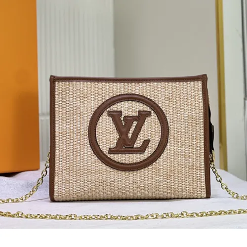 Louis Vuitton Womens Bags Shoulder Bag Clutch Luxury Brand Fashion Type Toiletry Pouch On Chain M81366  