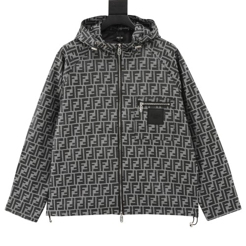 Fendi Men Womens Coat Luxury Brand Mens Hoodie Jacket Top Quality   