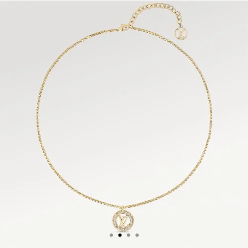 Louis Vuitton Luxury Womens Necklace Louise By Night Necklace M00759