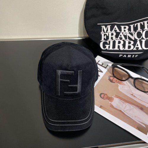 Fendi Men Womens Baseball Hat Luxury Brand Design Fendi Cap with Original Box  