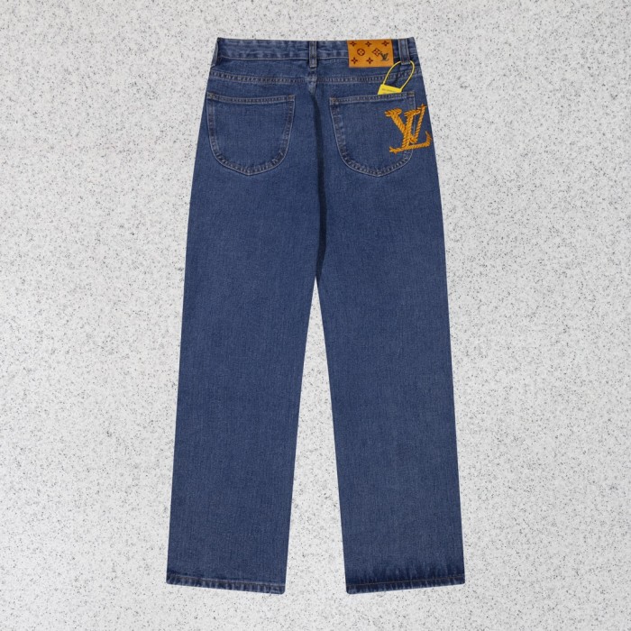 Louis Vuitton Luxury Brand Women Mens Pant Jeans   H541