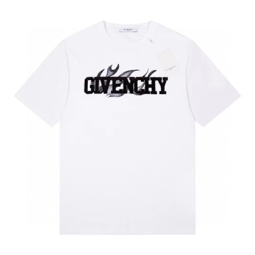 Givenchy Womens Mens Short Sleeve T-Shirt Luxury Brand T-shirt in cotton GIVENCHY Flowers   