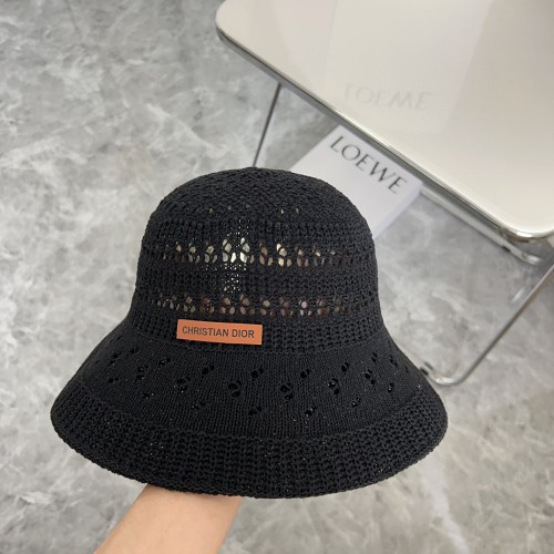 Dior Womens Bucket Hat Straw Hat Luxury Brand Design Dior Cap with Original Box  