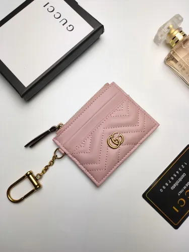 Gucci Womens Bag Wallets Clutch Luxury Brand Card Holder with Original Box