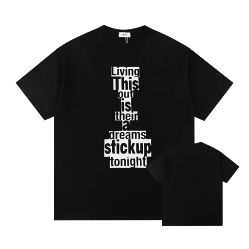 Celine Luxury Brand Women Mens Short Sleeve T-Shirt   