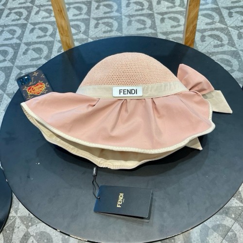 Fendi Womens Bucket Hat Luxury Brand Design Fendi Cap with Original Box  