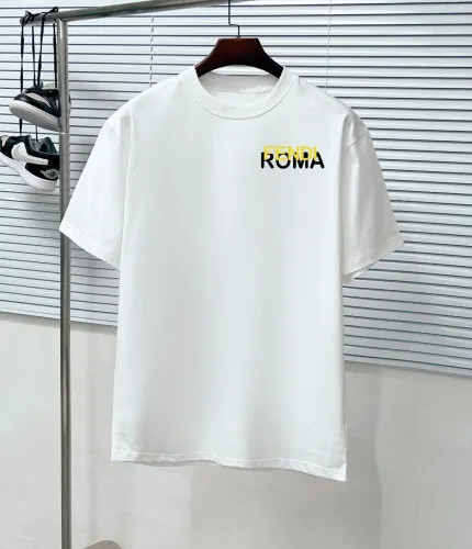 Fendi Luxury Brand Women Mens Short Sleeve T-Shirt   