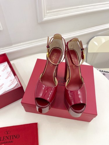 Valentino Garavani Women Fashion Shoes Pumps Luxury Brand Vlogo Signature Calfskin with Original Box 15cm Heel Whatsapp 