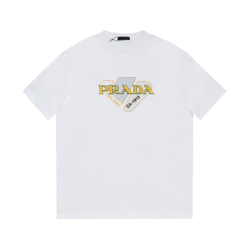 Prada Luxury Brand Men Womens Short Sleeve T-Shirt   