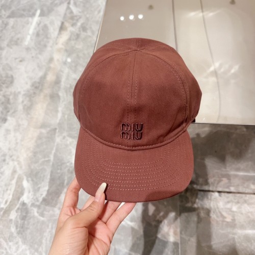Miumiu Womens Cap Baseball Hat Luxury Brand with Original Box  