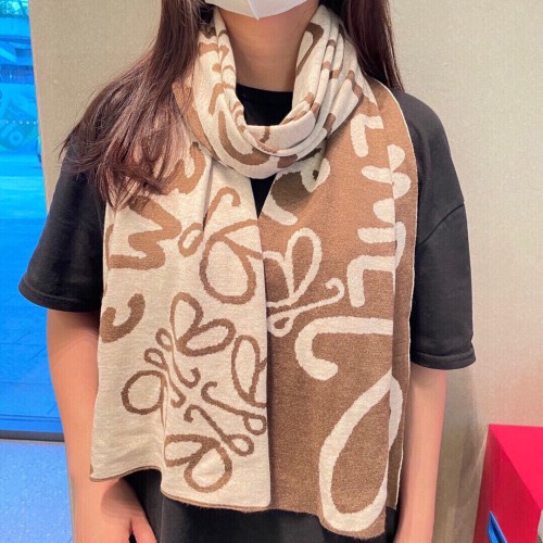 Loewe Scarves Men Womens Fashion Scarf 068