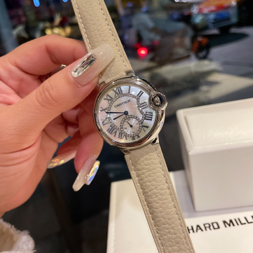 Cartier Womens Watch Luxury Brand Design Fashion Type with Original Box