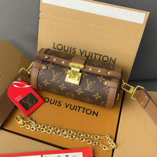 Louis Vuitton Womens Bags Shoulder Messenger Bag Luxury Brand Papillon Trunk M57835  