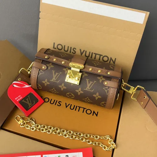 Louis Vuitton Womens Bags Shoulder Messenger Bag Luxury Brand Papillon Trunk M57835  