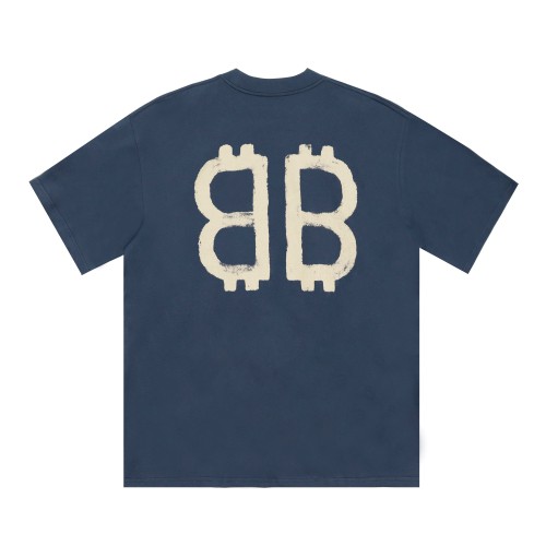Balenciaga Luxury Brand Women Mens Short Sleeve T-Shirt   