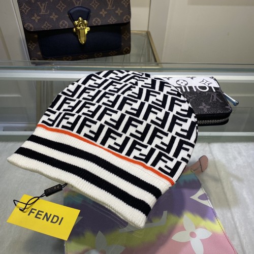 Fendi Men Womens Knit Hat Luxury Brand Design Fendi Cap with Original Box  