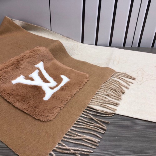 Louis Vuitton Scarves Men Womens Fashion Scarf with Original Box   
