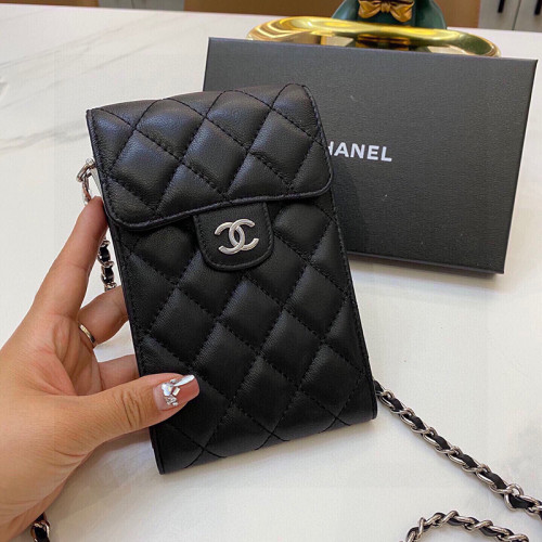 Chanel Womens Bag Wallets Clutch Luxury Brand Phone Bag with Original Box  