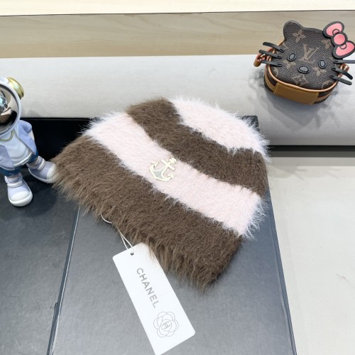 Chanel Womens Hats Luxury Brand Knit Hat with Original Box  