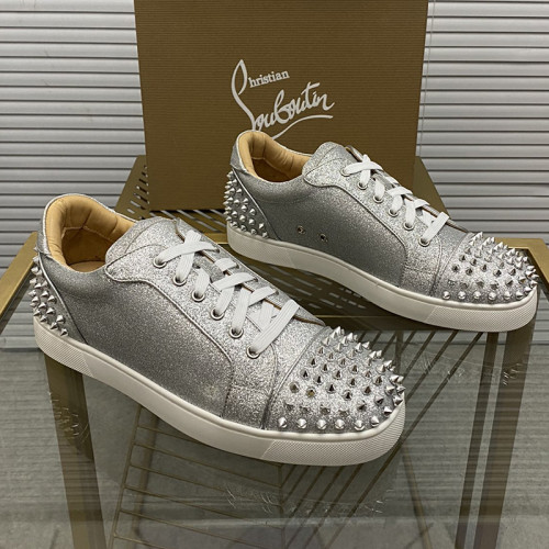 Christian Louboutin Mens Shoes Sneakers Luxury Brand Red Bottom Design Sports Footwears with Original Box