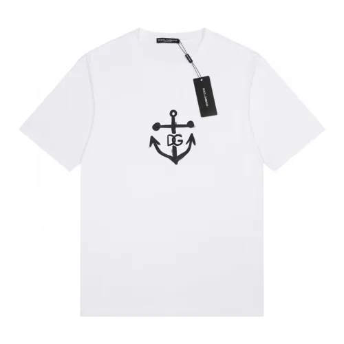 Dolce&Gabbana Luxury Brand Women Mens Short Sleeve T-Shirt   