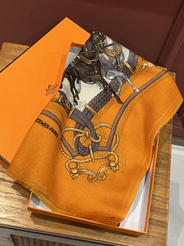Hermes Scarves Womens Fashion Scarf Shawl 174