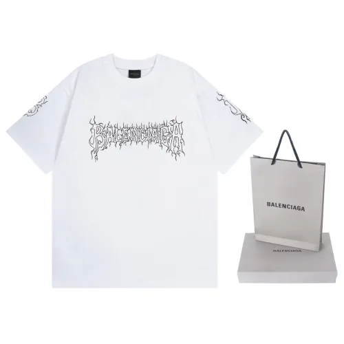Balenciaga Luxury Brand Women Mens Short Sleeve T-Shirt   