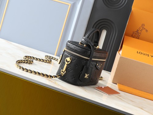 Louis Vuitton Womens Bags Handbags Luxury Brand Vanity PM Messenger Shoulder Bags with Original Box M25123   