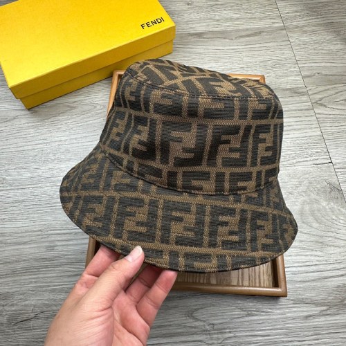 Fendi Men Womens Bucket Hat Luxury Brand Design Fendi Cap with Original Box  